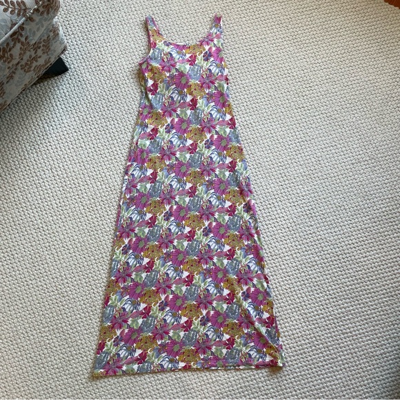 Uniqlo floral print long summer dress - Picture 7 of 12